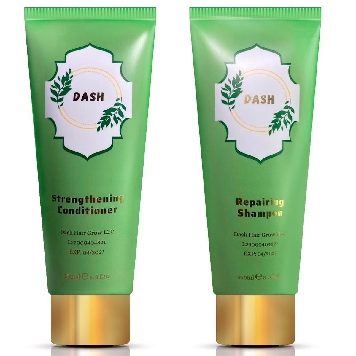 DashCare 5 Combo- Hair Growth Oil, Hair Mask, Scalp Massager, Shampo and Conditioner Haircare Kit Coconut Shampoo Nourishing Vitamins Comfort Cleanser